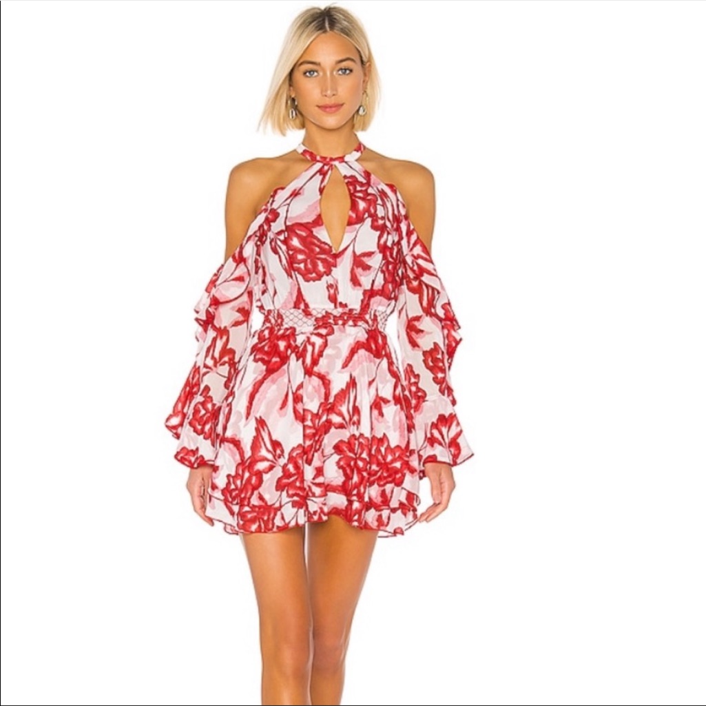 Revolve House Of Harlow Halter Mini Dress